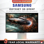 [FAST SHIP] Samsung Odyssey 3D G90XF | 27" 4K UHD | IPS | 1ms(GTG) | 165Hz | G-Sync Gaming Monitor (