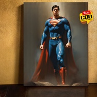Superman Poster Wall Decoration Cool From Mdf Material Gb7