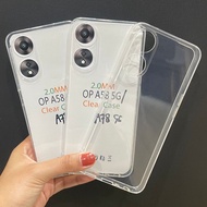 OPPO A78 5G CASE - CLEAR HD 2MM OPPO A60 A5 2020 A9 2020 A79 5G A18 A38 4G A98 5G A78 4G A78 5G OPPO