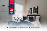 Studio for two, 5-min walk to the station By Caledonia Luxe Stays Short Term Rental Agency Luton