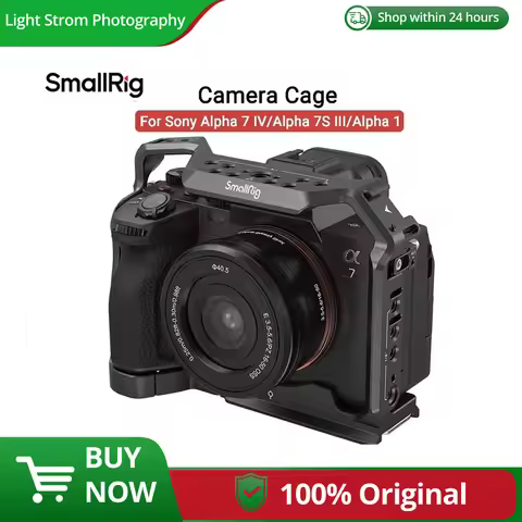 SmallRig Full Dslr for Sony A7 IV a7m4 Camera Cage Rig for Sony Alpha 7 IV/A7S III/A1/A7R IV with Mu