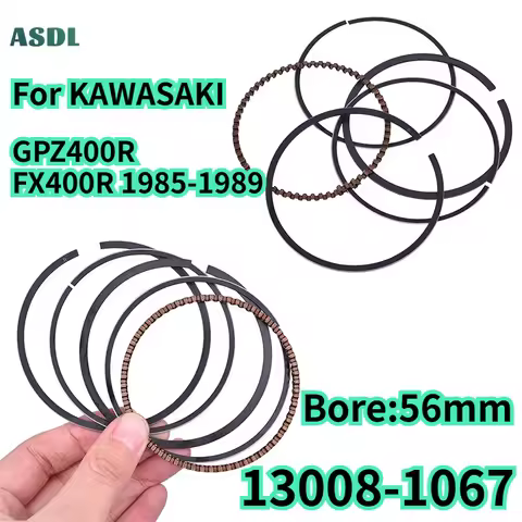 13008-1067 STD 56mm Motorcycle Engine Spare Parts Piston Ring Kit For KAWASAKI FX400R 1985 1986 1987