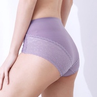 Pink Lady 6色-石墨烯 無痕冰絲涼感 抗菌導濕 蕾絲中高腰 內褲
