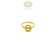 SABIHAHGOLD Ring Fashion 916/22K Original Gold (GR0002169)