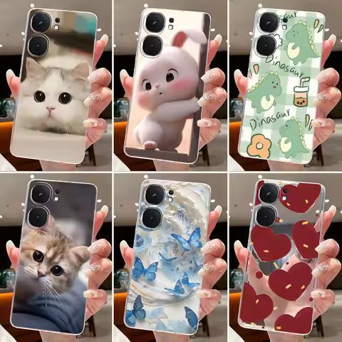 For Vivo IQOO Neo9 Pro Case For IQOO Neo9S Pro Plus Clear Silicone Soft TPU Back Cover For IQOO Neo 