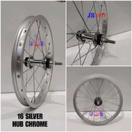 16 INCH BIKE WHEEL RIM WHEELS ALLOY WHEELSET READY TO USE STEL BE A FOLDING MINION BMX BIKE