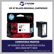 HP 47 Black Original Cartridge 6ZD21AA For HP DeskJet Ink Advantage Ultra 4825/4826/4877/4828