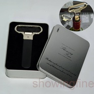 【Worth-Buy】 Two-Prong Puller Ah-So Wine Opener Zinc Alloy Old Wine Opener With Tin Box Packing For Free Foil Cutter