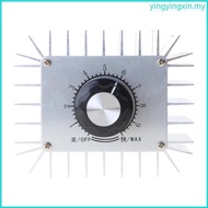 YIN Professional 5000W Motor Speed Regulator with Metal Casing 220V 5000W Thyristor Motor Double Mot