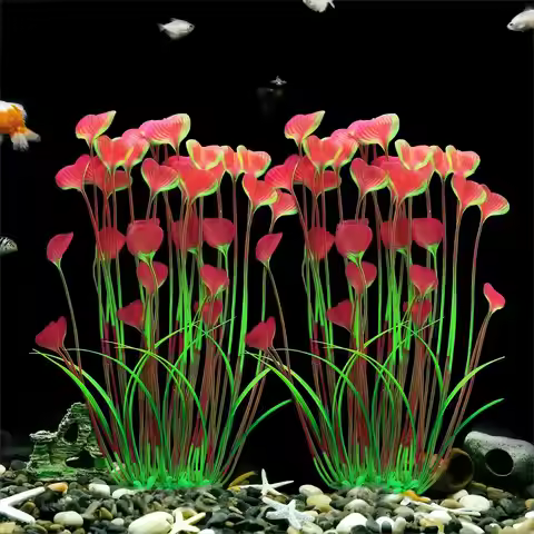 1 Pc Fish Tank Bionic Aquatic Plants Environmentally Friendly Material Aquarium Simulated Aquatic Pl
