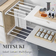 |J LIVING|Mitsuki Multifunctional Cupboard Separator Shelf Adjustable Kitchen Cupboard Separator She