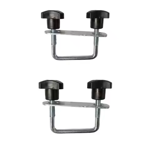 Roof Box U-Bolt Clamps for Car Vans, Mounting Brackets, Rooftop Cargo Carrier