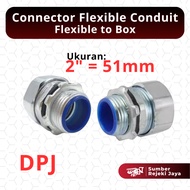 Anaconda Flexible Conduit Connector to Box DPJ | 2" 2 inch 2 dim 51mm