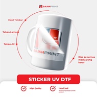 A4 DTF UV Sticker / DTF UV Sticker / Embossed Sticker