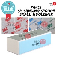 3m Sanding Sponge Set Small + Polisher - Gundam Model Kit Polish Sandpaper Tool