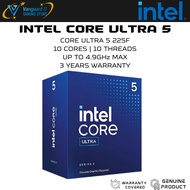 Intel® Core™ Ultra 5 225F (10-Core/10-Threads) BOX UNIT | Intel Ultra Series 2 (LGA1851)