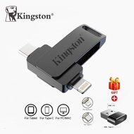 Kingston Flash Drive 1TB 2TB Type-C Pendrive USB Stick for iPhone iPad/Lightning 3IN1 Flash Drive