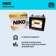 NIKO 85D23L | 55D23L battery bateri Exora Preve Inspira Alphard Vellfire Camry Estima Harrier Innova