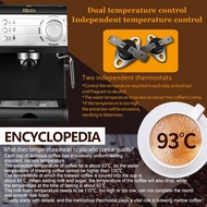 R2MX BSboss Coffee Maker Machine 20 Bar Pressure Pump Driven Espresso