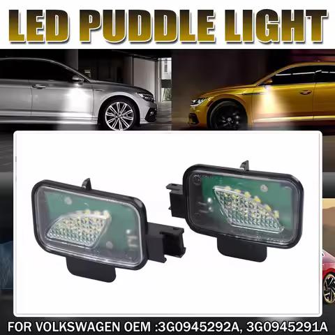 LED Under Side Mirror Lamps Puddle Light For VW Passat B8 3G2 Variant Alltrack 3G5 Arteon 3H7 3G0945