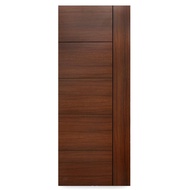 LEOWOOD ประตูปิดผิวเมลามีน 90x200 ซม. รุ่น S4 |BAN|