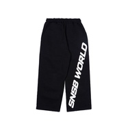 snsb world - BLACKOUT SWEATPANTS