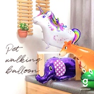 【FUN Animal Balloon】SG Local Stock! Animal Balloon Animal Walking Balloon Helium Balloons Pet Ballon