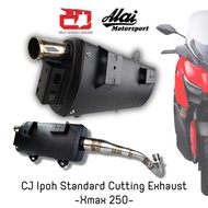 Xmax CJ IPOH BIKE Exhaust Standard Cutting | Exhaust SFM | Xmax | 250 | 32mm