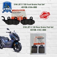 SYM JET X 150 FRONT REAR BRAKE PAD LINING BRAKE 4310B-VXC-000* FRONT BRAKE PAD 4510B-VXA-000-PH