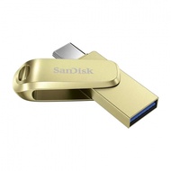 SanDisk 128G Ultra Luxe USB Type-A &amp; Type-C 雙用隨身碟 金屬 OTG 香檳金（SD-DDC4-GD-128G）
