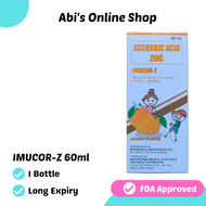 IMUCOR-Z 60ml Ascorbic Acid with Zinc for Kids