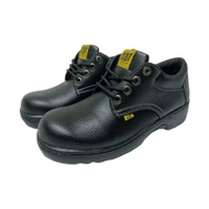 HITAM Uhj51 Men's Safety Shoes Iron Toe Safety Shoes Black Color Safety Shoes Men's Latest Model