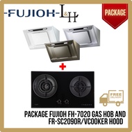 [BUNDLE] FUJIOH FH-GS7020SV Gas Hob And FR-SC2090R/V 900MM Chimmey Cooker Hood