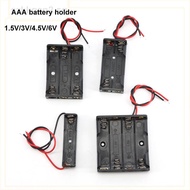 1X 2X 3X 4X AAA 1.5v 3v 4.5v 6v Battery Holder Storage Box Batteries 1 2 3 4 Slot AAA Power Bank Cas