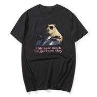 IDK How Much Longer I Can Slay Capybara Funny Meme T Shirts Men Women Retro O-Neck Fashion T-Shirt C