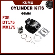 Motorcycle Engine Part 66mm 175cc Cylinder Kit Motor for Yamaha DT 175 DT175 MX175 1979-1981 Off-Roa