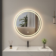 LED bathroom mirror Makeup mirror circular Square mirror Toilet Bathroom luminous mirror