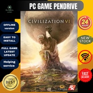 [ PC Game ] Sid Meiers Civilization 6 Deluxe Edition - Offline [ Pendrive 32 GB ]