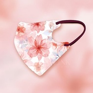【標準】JAPLINK HEPA 高科技水駐極 立體醫療口罩-春日桃花