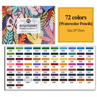 Brutfuner 48/72/120/150/160/180/260 Colors Professional Coloured Pencils Oil Color WaterColor Pencil