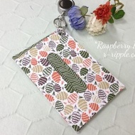 附伸縮鑰匙扣的簡約票卡夾 (爆米花)