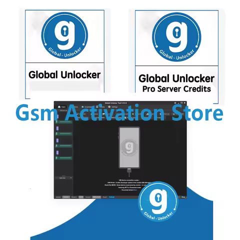 Global Unlocker Pro Tool 1 Year license New,Renew Global Unlocker Credits