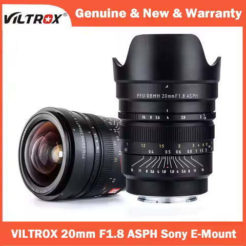 Viltrox 20mm F1.8 ASPH Full Frame Wide Angle Prime Fixed Focus Lens for Sony E Mount A6500 A6300 A7 
