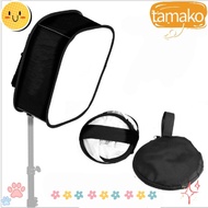 TAMAKO Soft box, Foldable 410mm Photography Softbox, Universal Flash Diffuser Diffuser LED Soft Filter Soft Lamp Light Studio Tools