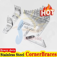 Shelf Support Stainless Steel Right Angle Bracket Corner Brace L Shape Furniture Joint Shelf Support