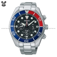 SEIKO SSC795J1 Men's Watch Prospex PADI Sumo Chronograph Solar 44.5mm SS Bracelet Black Special Edit