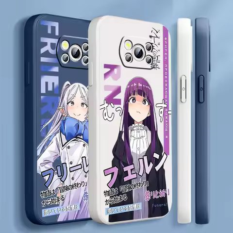 F-Frieren Beyond Journey Cute Liquid Rope For Xiaomi Mi Poco X6 X5 X4 X3 M6 M5 M5S M4 M3 F5 F4 F3 Pr