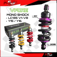 100% ORIGINAL VFORE ADJUSTABLE MONOSHOCK LC135 V1 - V8 Y15 Y16 ABSORBER MONO 205MM