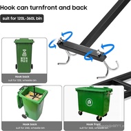 Manual Trash Compactor, Waste Recycling Hand Tool for Outdoor Use, Touchless Bin Compactor for 120-6