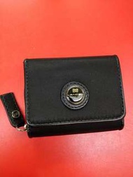 法國名牌Lancel Leather wallet black color真皮銀包（ 極之少用近乎全新）99%